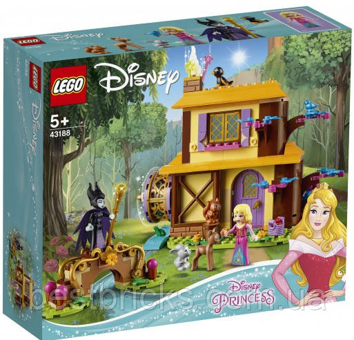 Lego Disney Princesses лісовий будиночок сплячої Красуніці 43188