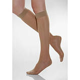 Компресійні гольфи з укріпленим миском і п'ятою і ущільненої стопою RELAXSAN BASIC 1 клас 140 DEN, фото 4