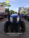 Мінітрактор DW 244AHTD Вузькі колеса. 2- дискове зчеплення 4х4 ГУР (4+1х2), фото 2
