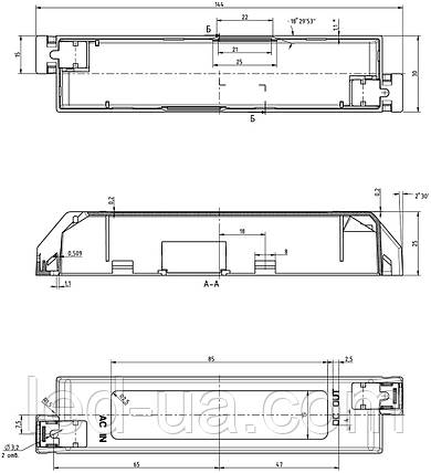 Джерело живлення (драйвер) для світлодіодів LRC-25-350, фото 2