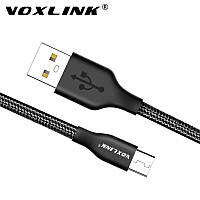 Кабель Voxlink 2A USB - Micro USB 1 метр RX33321 Черный