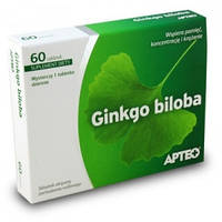 Ginkgo Biloba - экстракт гинкго билоба для здоровья головного мозга, 60 таб.
