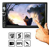 Автомагнітола з пультом керування 2din 7018B Авто магнітола з Bluetooth USB FM сенсорний дисплей 7 дюймів, фото 8