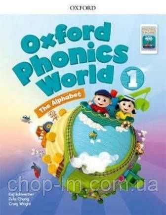 Oxford Phonics World 1 The Alphabet student's Book with MultiROM / Підручник з диском