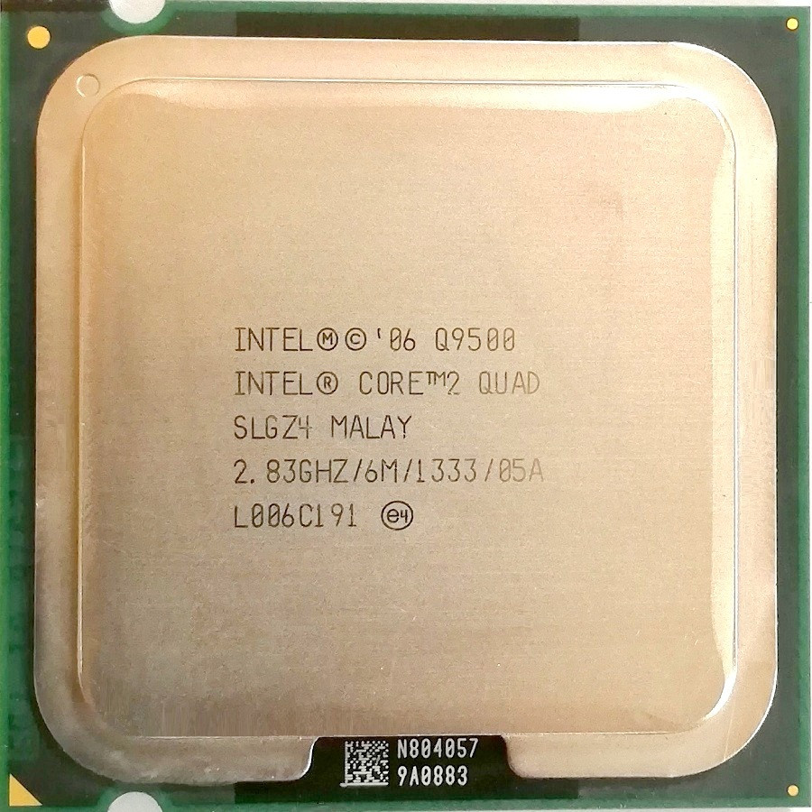 Процесор Intel Core 2 Quad Q9500 R0 SLGZ4 2.83GHz 6M Cache 1333 MHz FSB Socket 775 Б/У, фото 1