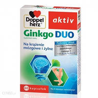 Doppelherz Ginkgo Duo - комплекс витаминов с гинкго билоба и омега-3, 60 кап.