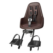 Дитяче велокрісло велосипедне крісло для дітей переднє Bobike Mini ONE Coffee Brown