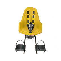 Дитяче велокрісло велосипедне крісло для дітей переднє Bobike Mini ONE Mighty Mustard, фото 2