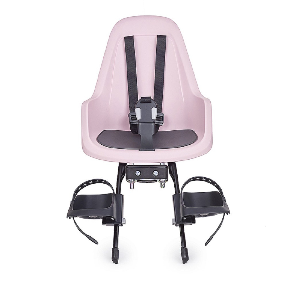 Дитяче велокрісло велосипедне крісло для дітей переднє Bobike GO mini Cotton Candy Pink