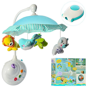 Мобіль з проектором і підвісними іграшками Joy Toy, 7180 для дитячого ліжечка