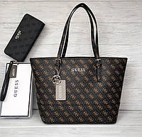 Женская сумка Guess (4424-1) коричневая