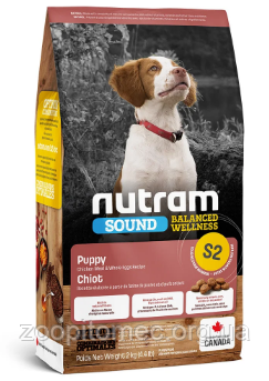 Корм NUTRAM (Нутрам) Sound Balanced Wellness Puppy холистик для щенков с курицей купить в интернет-магазине ЗООПИТОМЕЦ в Киеве Корм холистик для щенков с курицей