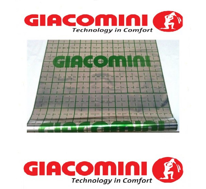 Giacomini Плівка изоляц. Фольгована з розміткою 50m (1,05х50мх 60 Мк)
