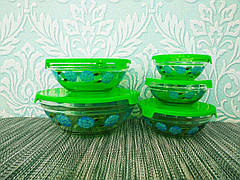 Набір лотків, лоточки, судочки, лоток, судок, контейнер для їжі 5шт | Лотки харчові