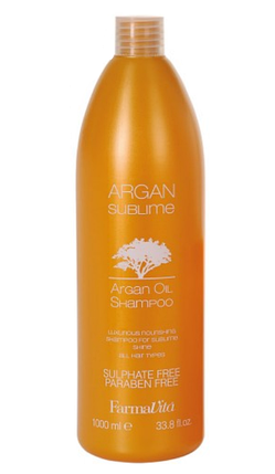 Безсульфатний шампунь з аргановою олією Farmavita Argan Sublime Shampoo 1000 мл, фото 1