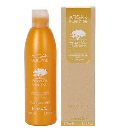 Безсульфатний шампунь з аргановою олією Farmavita Argan Sublime Shampoo 250 мл, фото 1