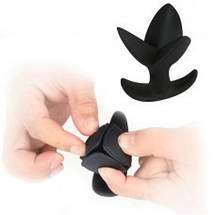 Анальний розширювач 4.5-6.5 см екстендер трилистий Black Flower, фото 5