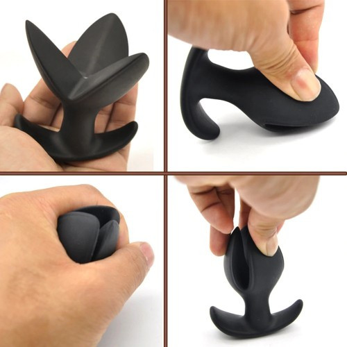 Анальний розширювач 4.5-6.5 см екстендер трилистий Black Flower