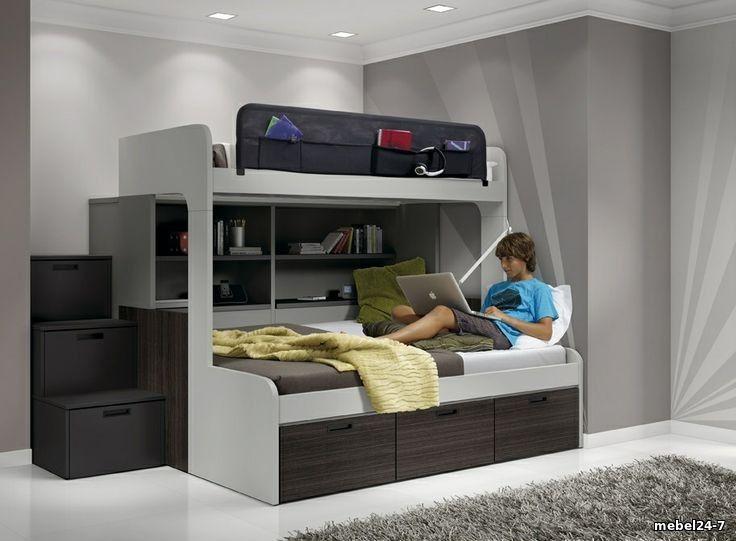 Дитяче ліжко для двох дітей ДМ 702, фото 1