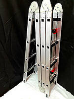 Драбина "Трансформер 4х4". Алюмінієва драбина (універсальна). TM "Intertool".