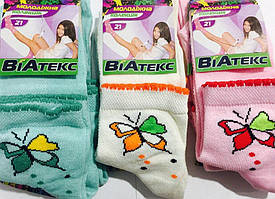 Шкарпетки дитячі 12 пар демісезонні дівчинка ВиАтекс розмір 23(36-38) асорті