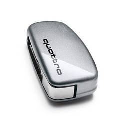 Пластикова кришка для ключа Audi quattro Design Silver Floret