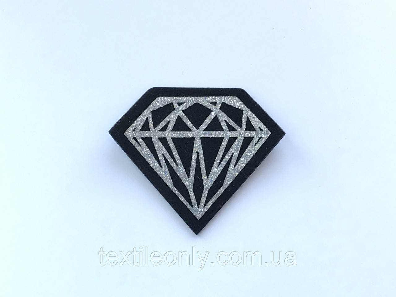 Нашивка Діамант блискітки 50х41 мм