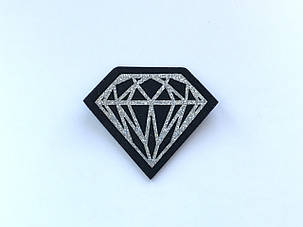 Нашивка Діамант блискітки 50х41 мм, фото 1