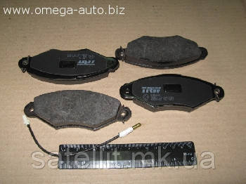 Колодки гальмівні GDB1402 (вир-во TRW), GDB1402