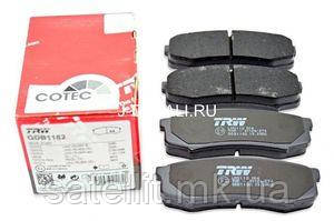 Колодки торм. GDB1182 (пр-во TRW), GDB1182