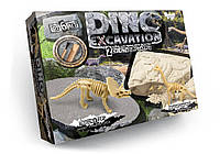 Набір для проведення розкопок DINO EXCAVATION Danko Toys DEX-01-04 Скелети динозаврів дитяча розвиваюча іграшка для дітей