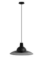 Світильник стельовий ERKA 1305 чорний з чорним кабелем