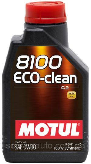 Моторна олива Motul 8100 ECO-CLEAN SAE 0W30, 1L