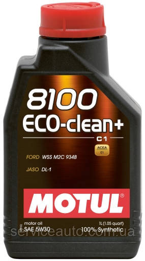 Моторна олива Motul 8100 ECO-CLEAN+ SAE 5W30, 1L