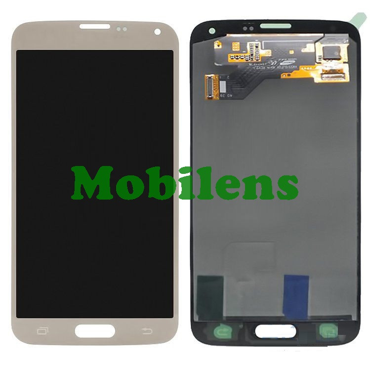 Samsung G903, G903F, Galaxy S5 Neo Дисплей+тачскрин (модуль) золотистий Original (AMOLED)
