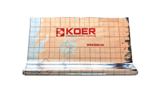 Плівка тепловідбивна металізована з розміткою KOER (рулон 50 м) (KR2868)