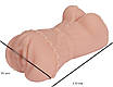 Реалістичний Мастурбатор наскрізний "Cathy Pussy" вагіна з кібершкіри 17 см, фото 4