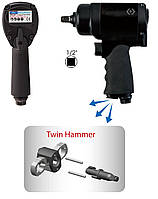 Пневматичний гайковерт 1/2" 880 Нм, подвійний молоток. Вага 2.1 кг