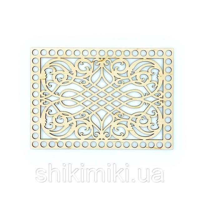 Денце з фанери прямокутне, ажурне -18 (17,5*24,5 см)