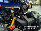 Квадроцикл Sok-Moto SCORPION 125 синій Дитячий, підлітковий на варіаторі Hummer, фото 8