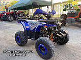 Квадроцикл Sok-Moto SCORPION 125 синій Дитячий, підлітковий на варіаторі Hummer, фото 3
