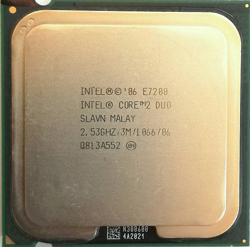 Процесор Intel Core 2 Duo E7200 M0 SLAPC, SLAVN 2.53 GHz 3M Cache 1066 ...