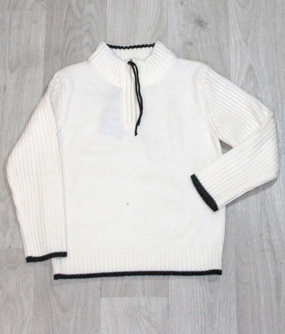Светр для хлопчика білий, фото 1