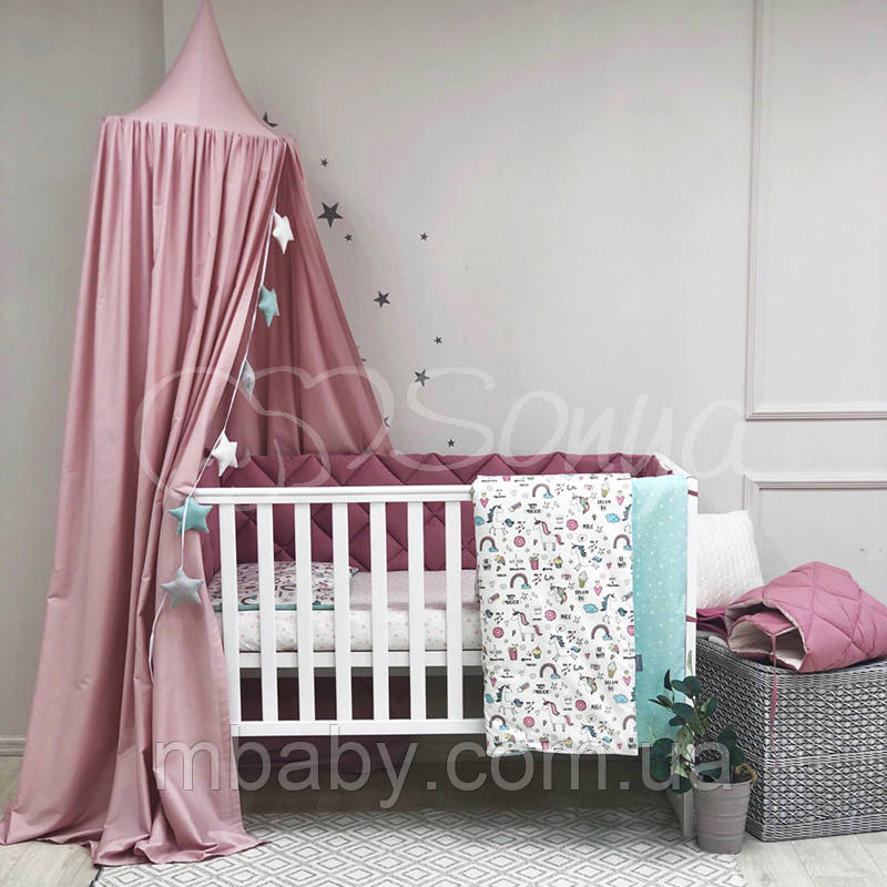 Дитячий постільний комплект Baby Mix Єдиноріг, фото 1