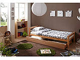 Ліжко b012 натуральне дерево (дерев'яні меблі), фото 2