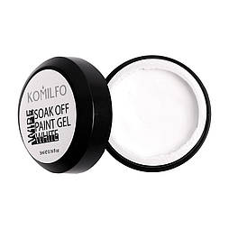 Komilfo Гель фарба Soak Off,White,5мл