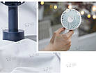 Портативний вентилятор Xiaomi Solove N9 Mini Fan Upgraded зарядка з бази Синій (N9-FAN-PRO) 1410P, фото 3