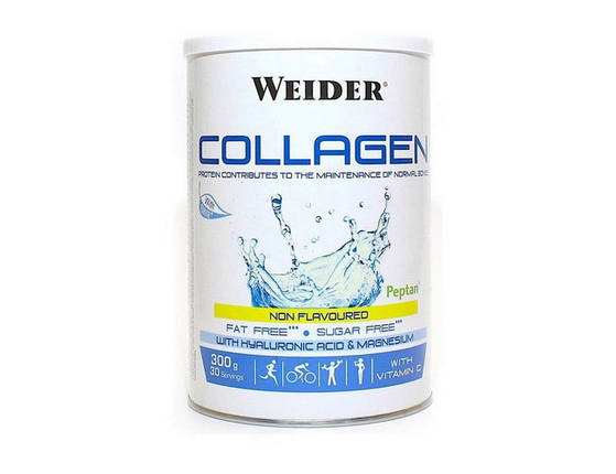Колаген Weider Collagen Peptan with Hualuronic Acid & Magnesium & Vitamin C 300 г, фото 2