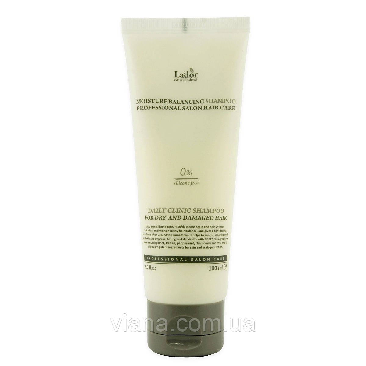 Зволожувальний безсиліконовий шампунь Lador Moisture Balancing Shampoo 100 мл