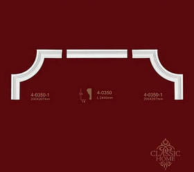 4-0350-1 кут молдинга 4-0350 Classic Home